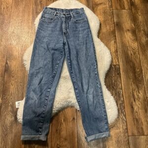 Pepe Jeans London Betty Medium Wash Denim Jeans Size 5/6 Vintage High Rise Taper